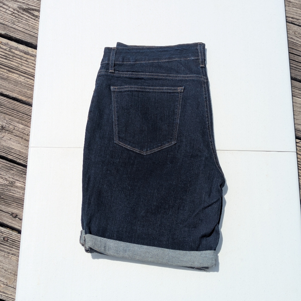 New Directions Dark Denim Bermuda Shorts